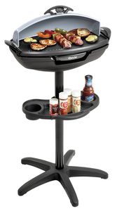 Barbecue grill, stand and table